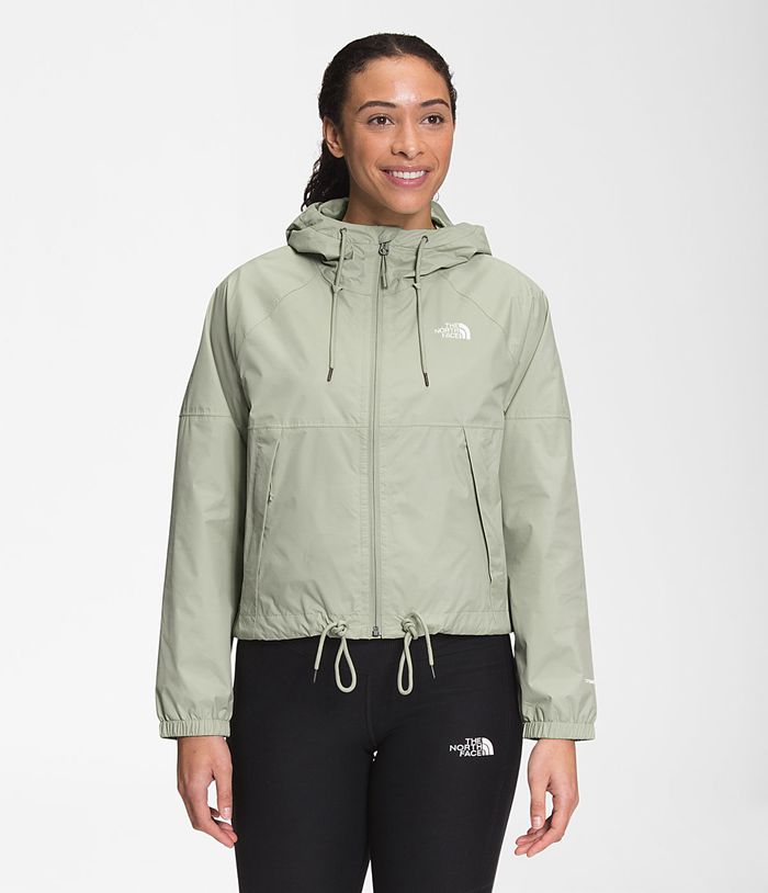 The North Face Regenjas Dames Antora Hoodie PNEM65120 - Groen